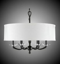  CH5425-37G-ST-GL - 24 inch Kensington Drum Shade Chandelier